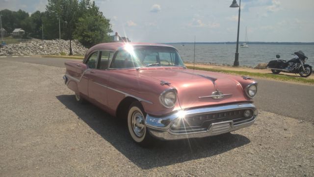 1957 oldsmobile 88 4 door sedan rust free survivor southern barn find
