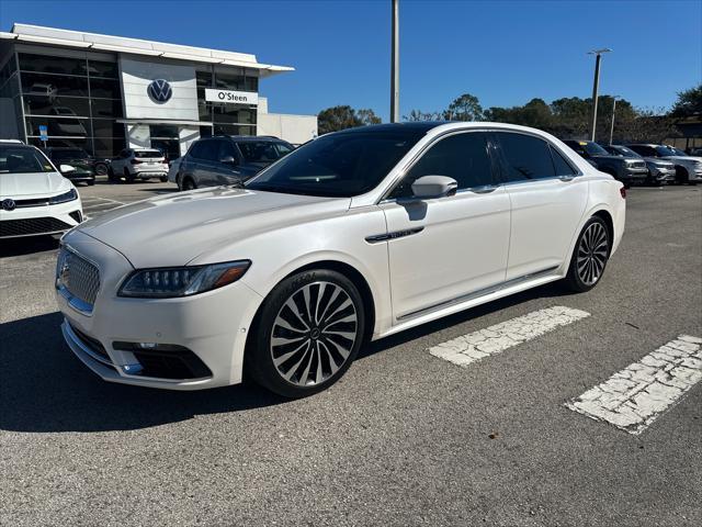 2017 lincoln continental black label