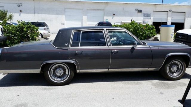 here we have for sale 1987 cadillac fdleetwood brougham 4 dr sedan with all powe
