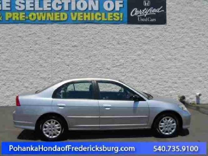 2005 honda civic sdn lx in fredericksburg, va