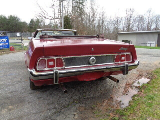 1973 ford mustang convertible 351c a/c 9 inch rear project runs good!! title!!