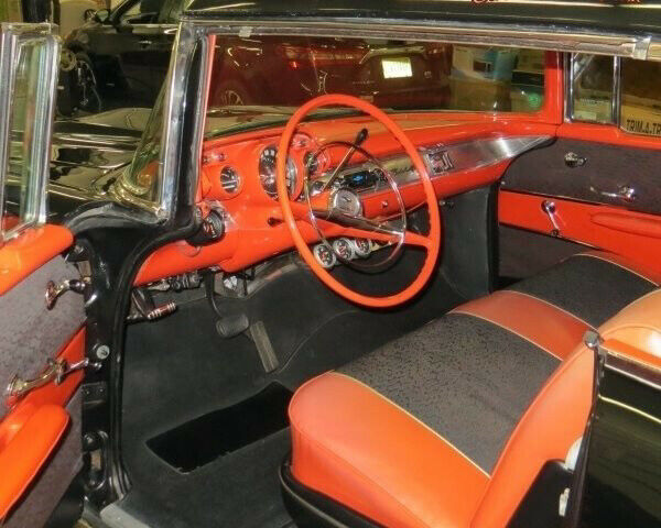 1957 chevrolet bel air 820hp v8 turbo 400 3-spd auto air lift suspension spare