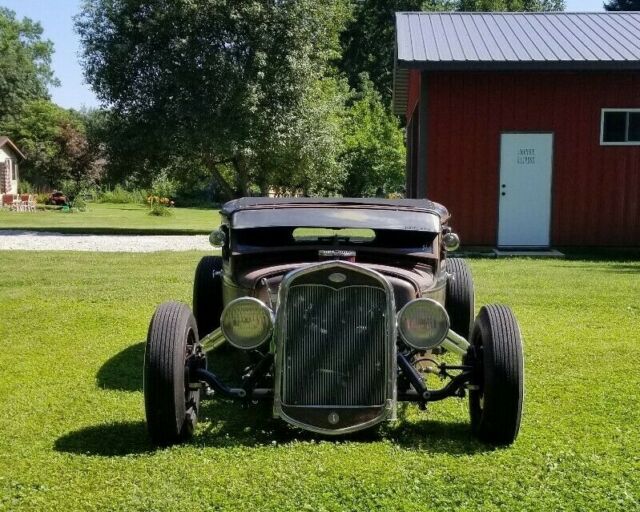 1931 ford model a rat rod, victorian town car
