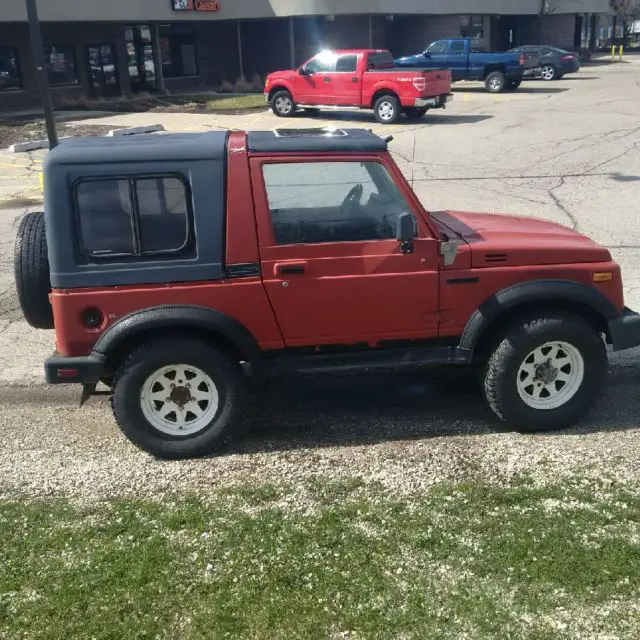 1987 suzuki samurai, paint, body and suspension all original, no reserve