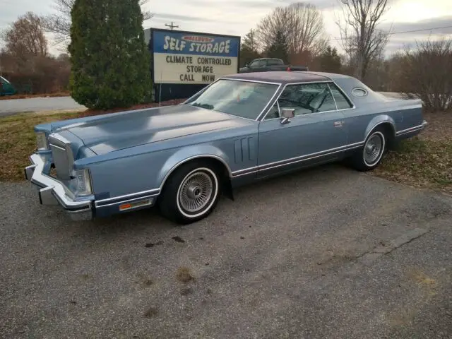 1979 lincoln mark v givinchy crystal blue