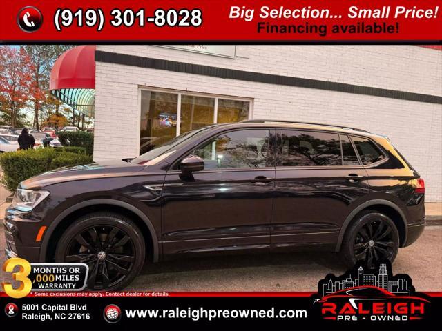 2021 volkswagen tiguan 2.0t se r-line black 4motion