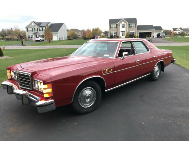 1976 ford ltd fire chief car with fleet package fun solid special service car