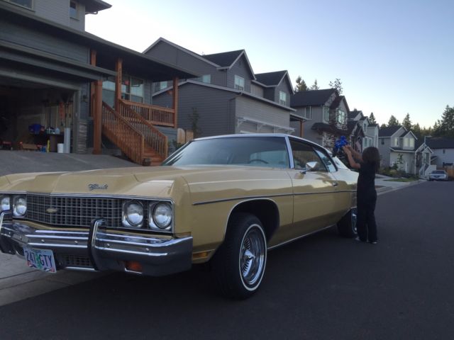 1973 chevrolet impala original paint 2 door 90k with original rebuilt 350