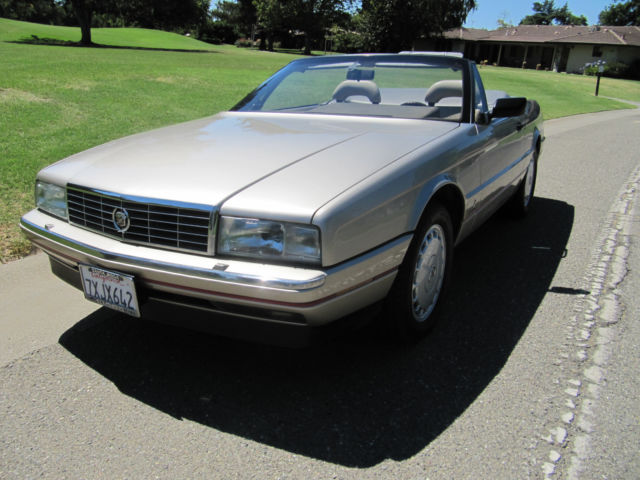 1991 cadillac allante convertible less than 17k miles 1 owner garaged since 2000