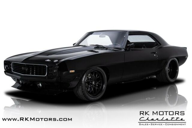 1969 chevrolet camaro black hardtop 6.2l supercharged lsa v8 6 speed manual
