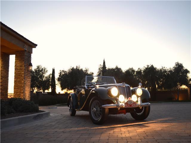 1954 mg tf roadster 81,380 miles british racing green 2-door roadster 1.2 manua