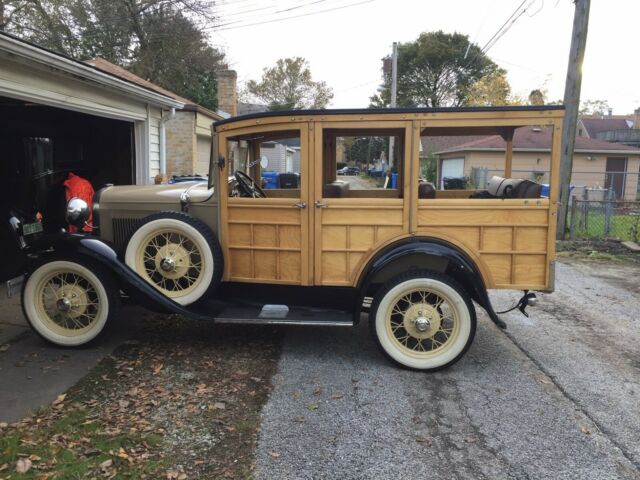 1931 ford model a station wagon woodie