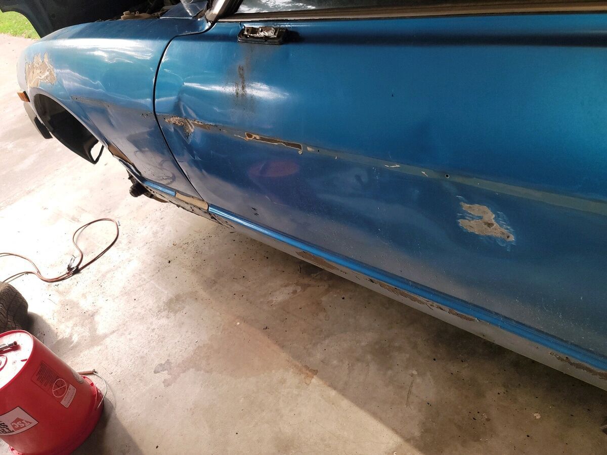 1980 nissan 280zx coupe blue rwd manual