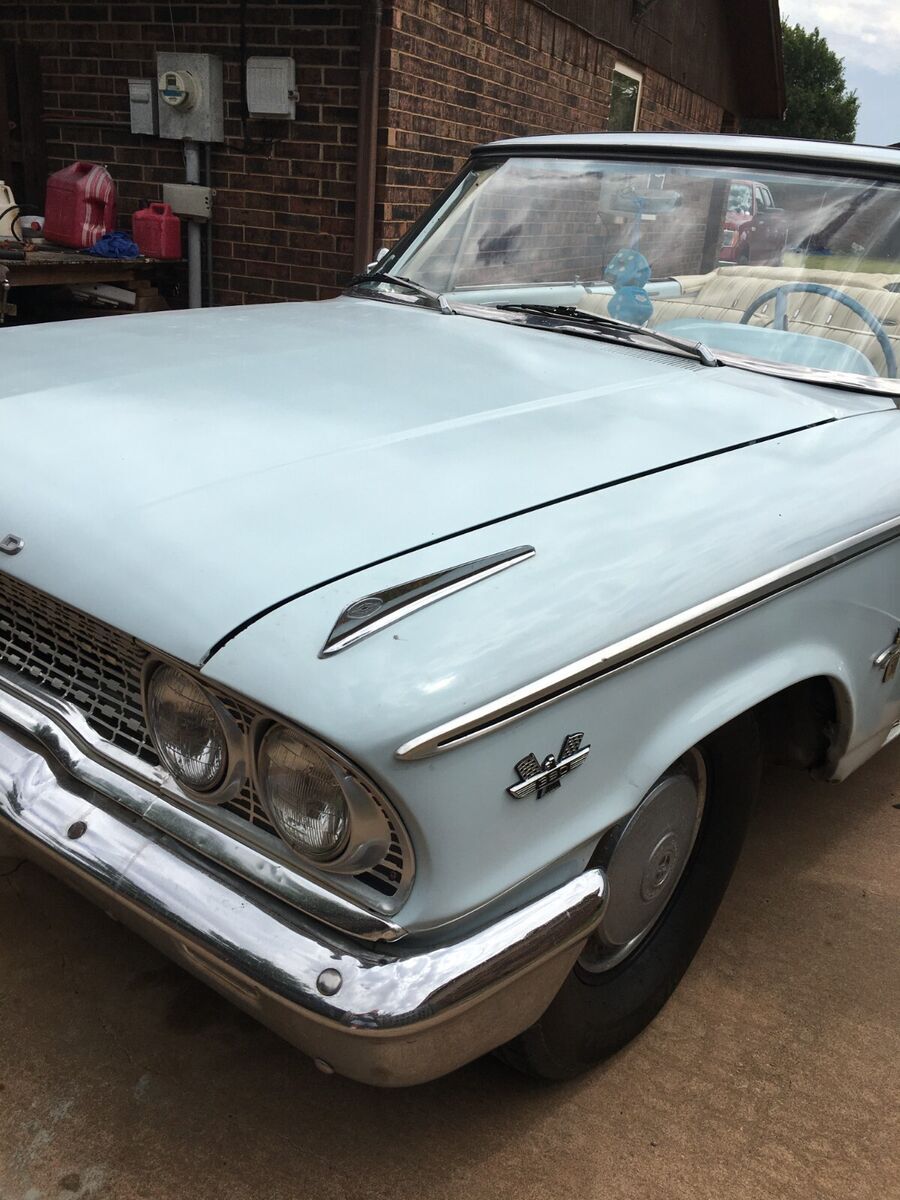 1963 ford "choptop"galaxie 500 2 door