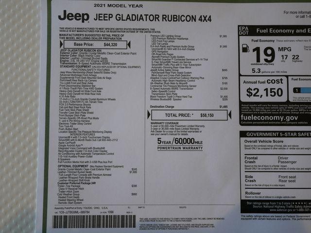 2021 jeep gladiator rubicon