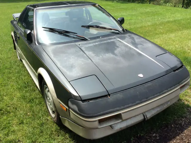 toyota mr2 1987 base coupe 2.2l 5 speed a/c sun roof t-tops
