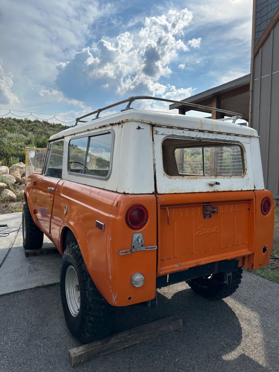 very rare 1970 doll-up sr-2 international scout 800a with a 304 v8 automatic 4wd