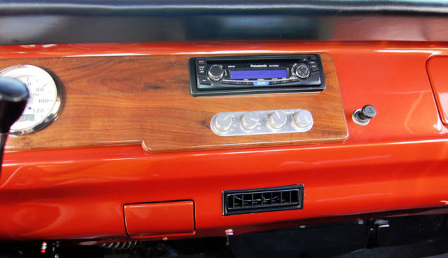 1970 dodge d100 restomod professional custom built copperhead orange