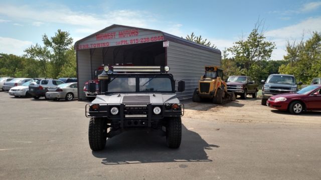 1989 am general ex-military humvee black ops edition no reserve vin#069296