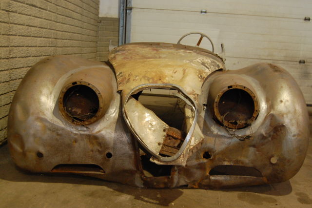 1951 jaguar xk 120 roadster frame+nose heritage certificate