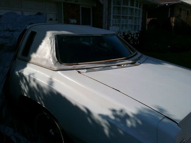 1977 chevy monte carlo white and red interior 116k runs