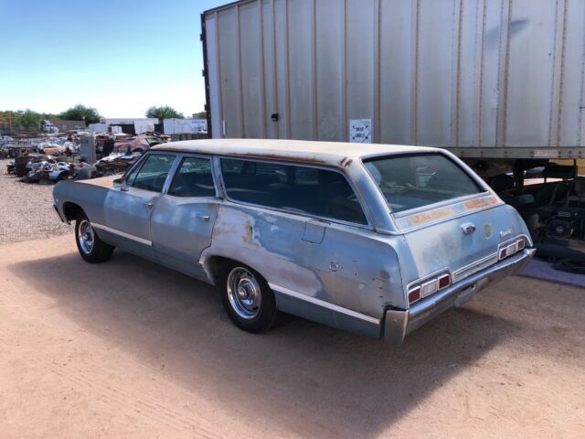 1967 chevrolet impala wagon blue rwd automatic 396 12 bolt