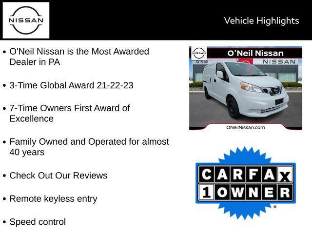 2018 nissan nv200 sv