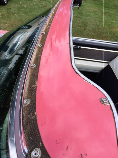 1964 cadillac deville custom-built convertible, pink, no reserve! must sell!