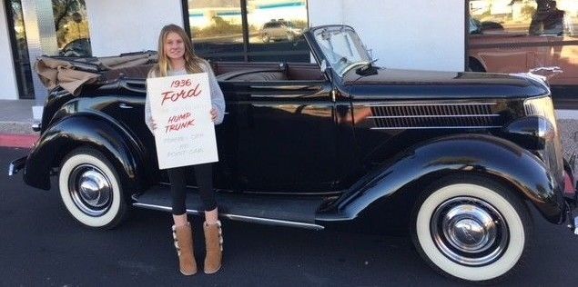 1936 ford phaeton convertible hump trunk