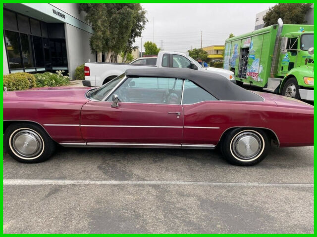 1975 cadillac eldorado convertible 500ci v8 126,605 mi rwd