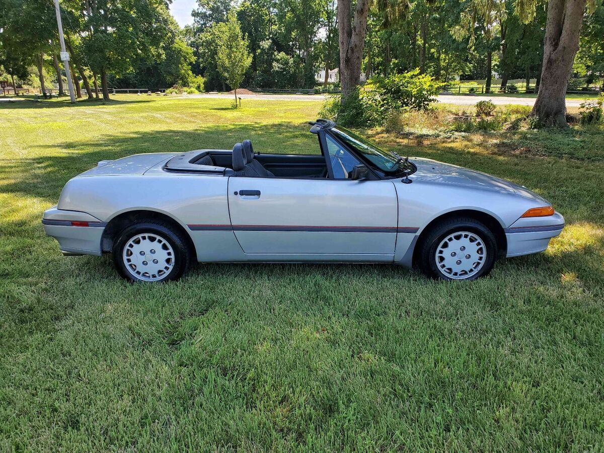 1993 mercury capri convertible grey