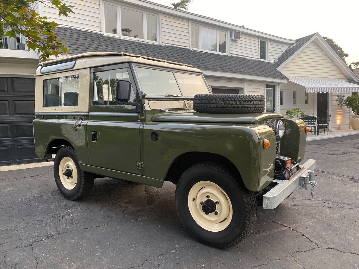 1963 land rover series ii suv green 4wd manual 2a