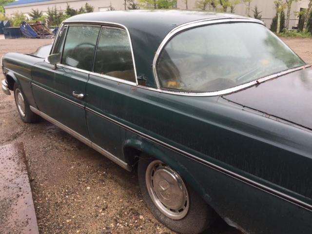1967 mercedes 250se w111 coupe orig green solid complete project no res 280 se