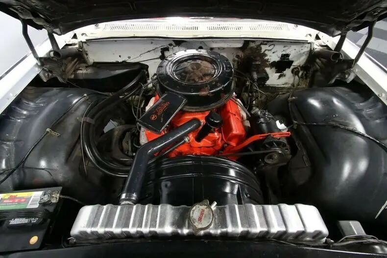 classic vintage chrome hardtop chevy sbc automatic fins