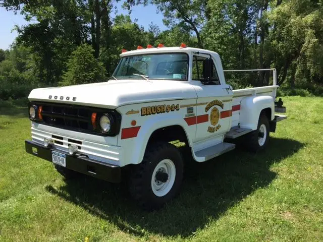 1969 dodge power wagon 4x4 fire truck low miles 8681 miles clean w300