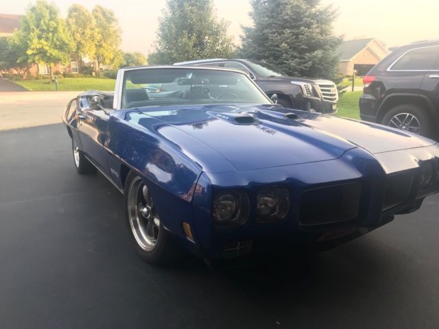 1970 pontiac gto convertible real deal 242 car! atoll blue! multiple show winner