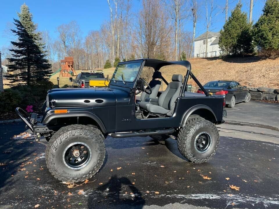 1982 jeep cj7 suv black 4wd automatic cj7