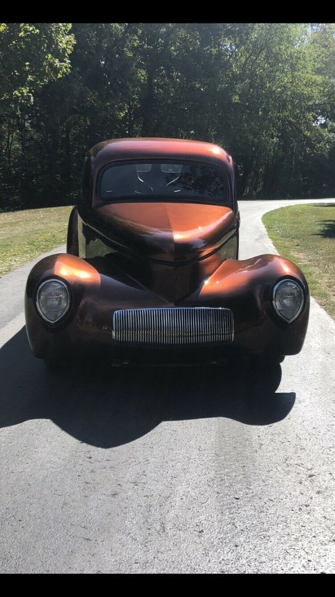 1941 willys coupe coupe orange rwd automatic