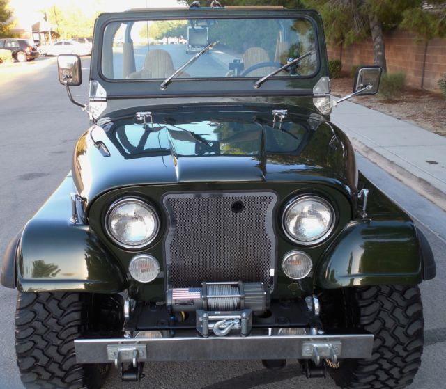 jeep cj5 " body off restoration " v8 power " show & go ready" ( see video )