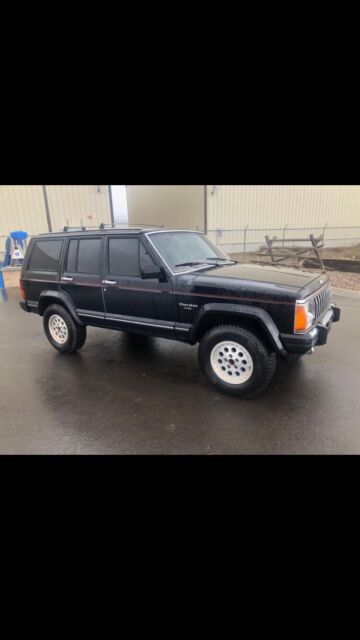 1980 jeep cherokee suv black 4wd manual