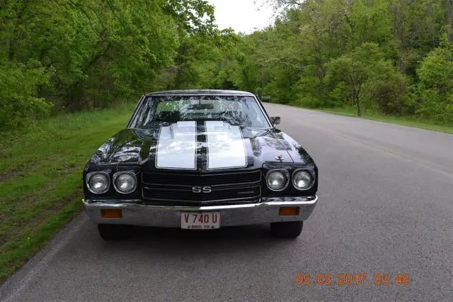 1970 chevelle ss 454 auto solid texas car beautiful midnight emerald metallic