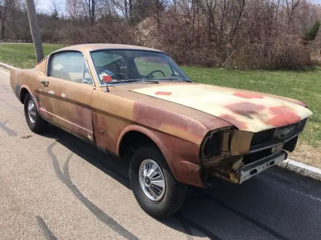 1966 ford mustang 2+2 fastback off the road since 1973 over $6,000 in parts