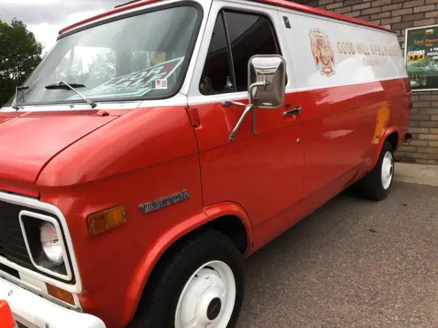 1972 gm vandura van fire truck g30 excellent square body