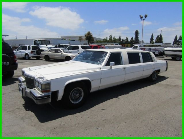 1984 cadillac deville limousine used 4.1l v8 16v automatic no reserve