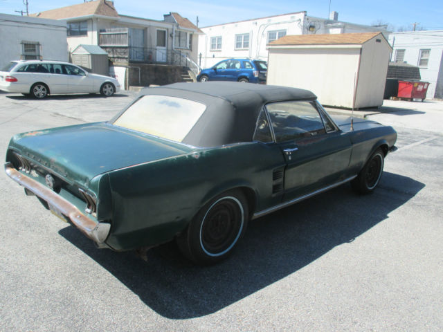 1967 ford mustang base 4.7l convertible