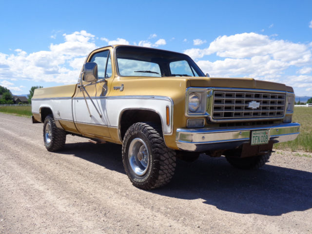 1976 chevrolet k-10 4x4 original survivor dry high desert barn find hickey winch