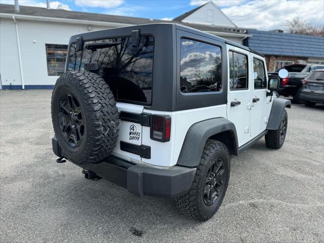 2016 jeep wrangler unlimited willys wheeler w 4x4 4dr suv