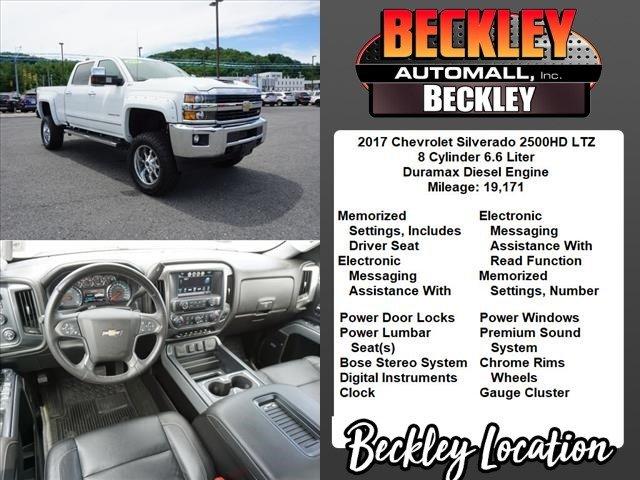 used 2017 chevrolet silverado 2500 4x4 crew cab ltz beckley, wv 25801 for sale in beckley, west virginia