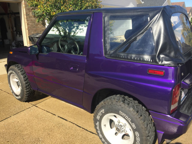 1993 suzuki sidekick custom purple paint 4x4
