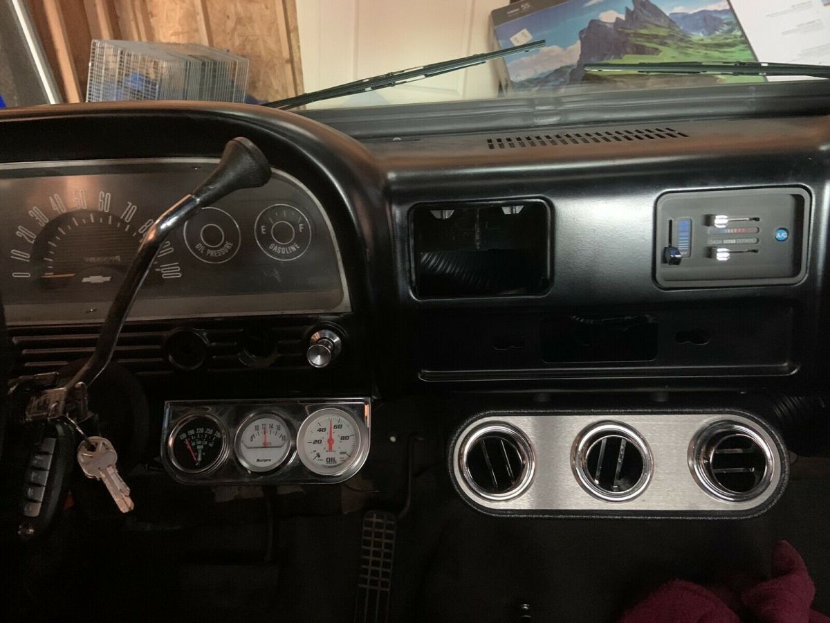 1960 chevrolet apache pickup black rwd automatic